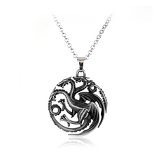 Load image into Gallery viewer, House Targaryen Emblem Pendant Necklace - Fandom World Store