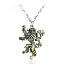 Load image into Gallery viewer, House Lannister Emblem Pendant Necklace - Fandom World Store