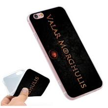 Load image into Gallery viewer, Valar Morghulis Soft Case for iPhone (3 Designs) - Fandom World Store