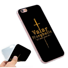 Load image into Gallery viewer, Valar Morghulis Soft Case for iPhone (3 Designs) - Fandom World Store