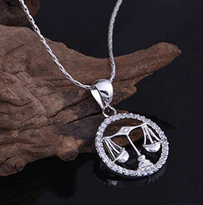 Libra Zodiac Charm Necklace - Fandom World Store