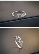 Load image into Gallery viewer, Zodiac Sterling Silver Ring - Fandom World Store