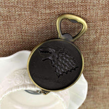 Load image into Gallery viewer, Stark Sigil Bottle Opener Keychain - Fandom World Store