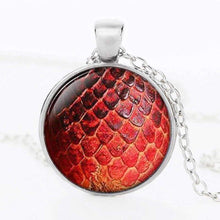 Load image into Gallery viewer, Dragon Egg Scales Pendant Necklace (5 Colors) - Fandom World Store