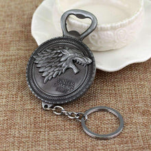 Load image into Gallery viewer, Stark Sigil Bottle Opener Keychain - Fandom World Store