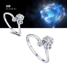 Load image into Gallery viewer, Zodiac Adjustable Silver Ring - Fandom World Store