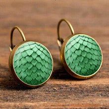 Load image into Gallery viewer, Dragon Egg/ Dragon Scales Earrings (3 Colors) - Fandom World Store