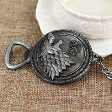 Load image into Gallery viewer, Stark Sigil Bottle Opener Keychain - Fandom World Store