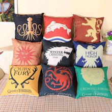 Load image into Gallery viewer, Lannister Throw Pillow Case (3 Designs) - Fandom World Store