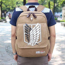 Load image into Gallery viewer, BESTSELLER! Attack on Titan (Shingeki No Kyojin) Backpack - Fandom World Store