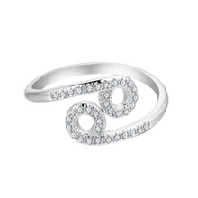 Load image into Gallery viewer, Zodiac Sterling Silver Ring - Fandom World Store