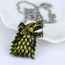 Load image into Gallery viewer, House Stark Emblem Pendant Necklace - Fandom World Store