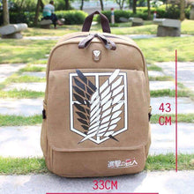 Load image into Gallery viewer, BESTSELLER! Attack on Titan (Shingeki No Kyojin) Backpack - Fandom World Store