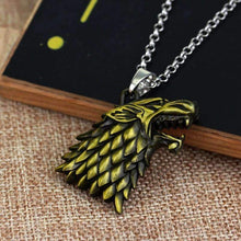 Load image into Gallery viewer, House Stark Emblem Pendant Necklace - Fandom World Store