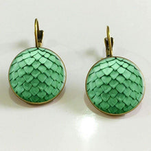 Load image into Gallery viewer, Dragon Egg/ Dragon Scales Earrings (3 Colors) - Fandom World Store