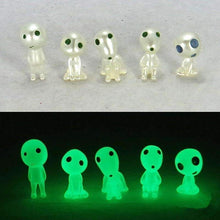 Load image into Gallery viewer, Princess Mononoke Kodamas (Tree Spirit) Glow-In-The-Dark Display - Fandom World Store