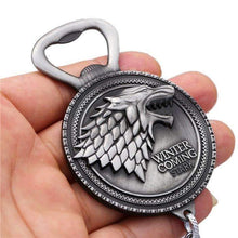 Load image into Gallery viewer, Stark Sigil Bottle Opener Keychain - Fandom World Store