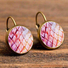 Load image into Gallery viewer, Dragon Egg/ Dragon Scales Earrings (3 Colors) - Fandom World Store