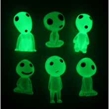 Load image into Gallery viewer, Princess Mononoke Kodamas (Tree Spirit) Glow-In-The-Dark Display - Fandom World Store