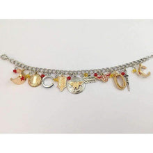Load image into Gallery viewer, Wonder Woman 10 Charms Bracelet - Fandom World Store