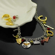 Load image into Gallery viewer, Wonder Woman 10 Charms Bracelet - Fandom World Store