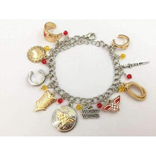 Load image into Gallery viewer, Wonder Woman 10 Charms Bracelet - Fandom World Store