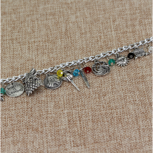 Game of Thrones 12 Charms Bracelet - Fandom World Store