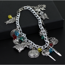 Load image into Gallery viewer, Game of Thrones 12 Charms Bracelet - Fandom World Store