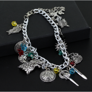 Game of Thrones 12 Charms Bracelet - Fandom World Store