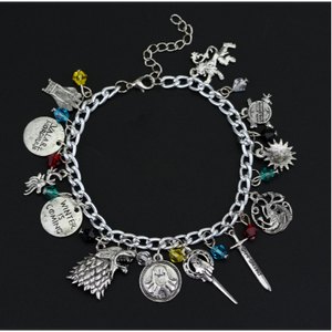 Game of Thrones 12 Charms Bracelet - Fandom World Store