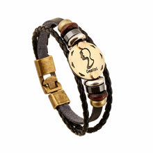 Load image into Gallery viewer, Gemini Zodiac Leather Bracelet - Fandom World Store