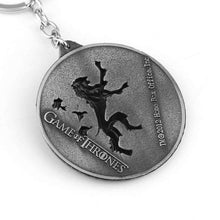 Load image into Gallery viewer, House Lannister Sigil Metallic Keychain - Fandom World Store