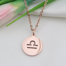 Load image into Gallery viewer, Libra Zodiac Pendant Necklace - Fandom World Store