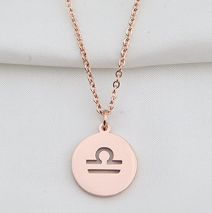 Libra Zodiac Pendant Necklace - Fandom World Store