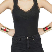 Load image into Gallery viewer, Wonder Woman Gold Cuffs Bangle (Comes in Pairs) - Fandom World Store