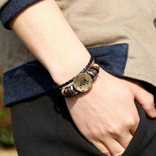 Load image into Gallery viewer, Taurus Zodiac Leather Bracelet - Fandom World Store