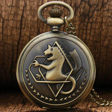 Load image into Gallery viewer, Fullmetal Alchemist Vintage Pocket Watch (4 Colors) - Fandom World Store